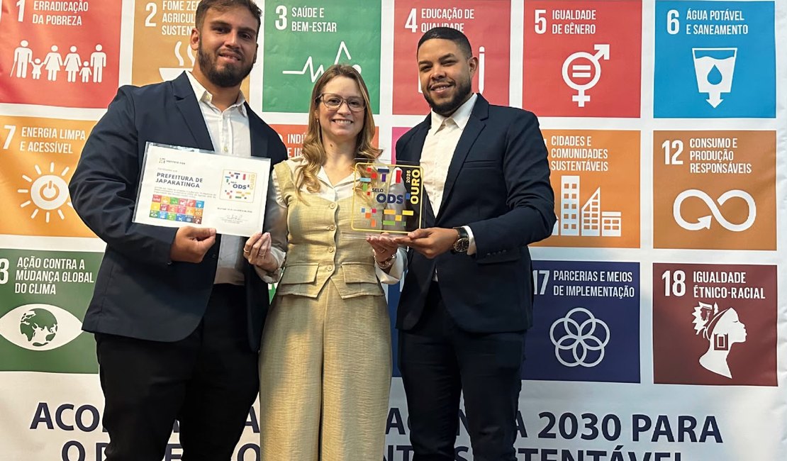 Japaratinga conquista Selo ODS Ouro por ações alinhadas à Agenda 2030