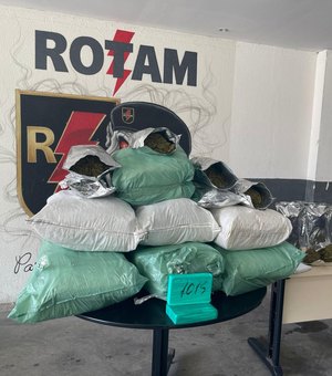 PM retira mais de 615 kg de drogas de circulação em apenas uma semana