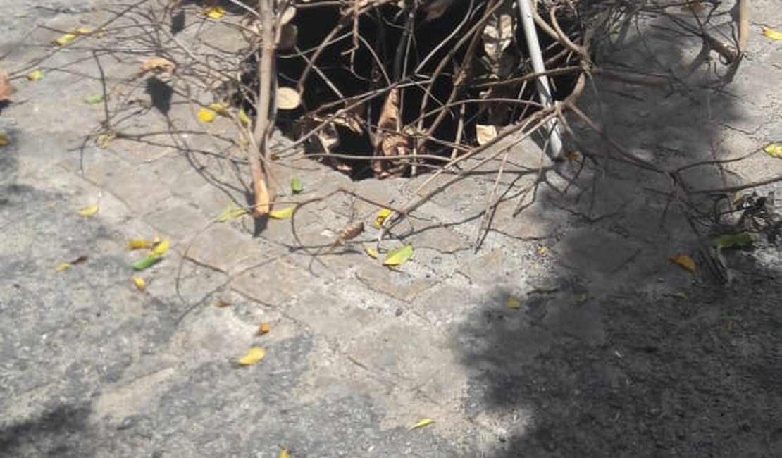 Pinheiro: população denuncia cratera aberta na região 