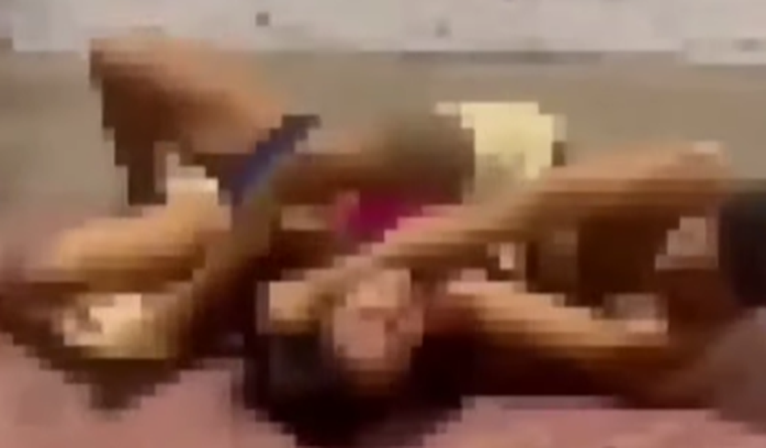 Mulher é agredida em via pública no Centro de Pão de Açúcar, no Sertão de Alagoas