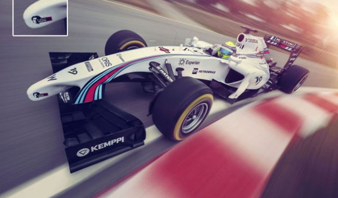 Com patrocínio da Martini, Williams divulga nova pintura do carro