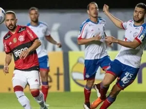 Flamengo massacra o Bahia em noite de ótimo jogo coletivo, três de Gabigol e salta para o G6 do Brasileiro