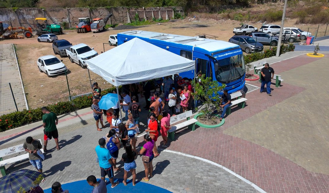 Secretaria do Trabalho inicia projeto itinerante do Sine na Grota do Cigano