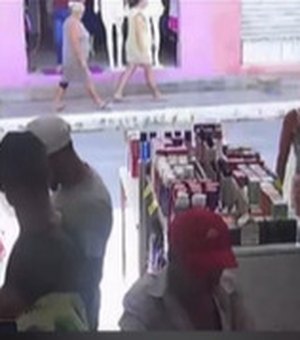 Dupla é presa após roubo de perfumes em loja no Centro de Arapiraca