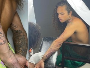 Após término, Vitão faz tatuagem: 'A vida não é um conto de fadas'