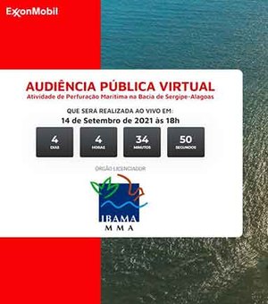 Audiência virtual discute exploração de petróleo por multinacional na região da Foz do Rio São Francisco
