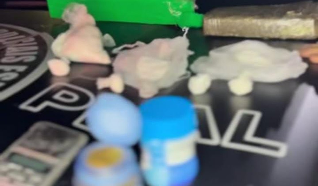 Ex-reeducando é preso com maconha e cocaína em apartamento na Santa Lúcia