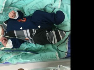 Após apelo, pai do bebê consegue a cirurgia de cardiopatia e agradece