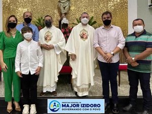 Major Izidoro realiza comemoração ao padroeiro do município cumprindo recomendações sanitárias