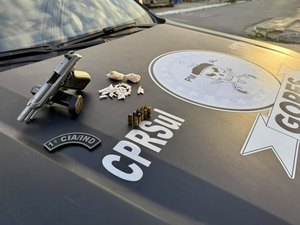 PM apreende 27 armas de fogo e mais de 10Kg de drogas na última semana no estado