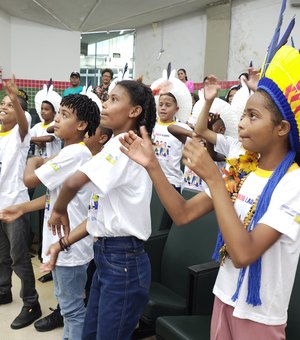 Escolas indígenas concluem capacitação promovida pelo Proerd em Palmeira dos Índios