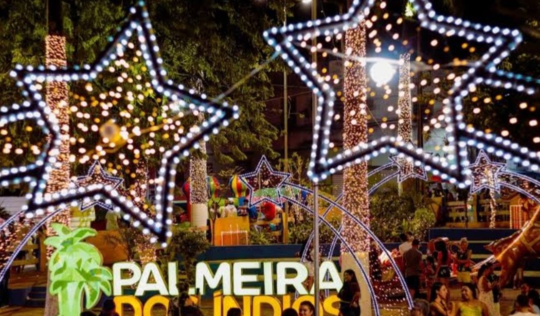 Abertura do Natal de Luz de Palmeira dos Índios será nesta sexta-feira (6)