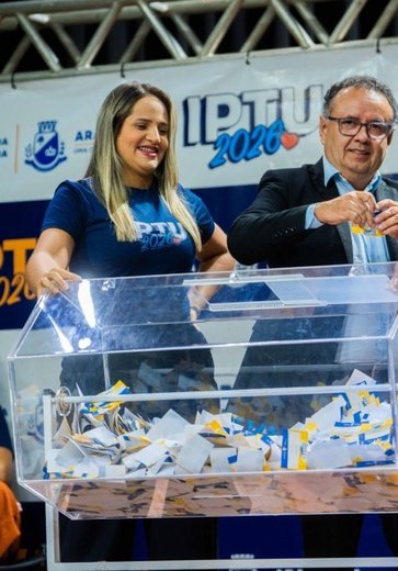Prefeitura de Arapiraca promove segundo sorteio do IPTU premiado dia 14 de outubro