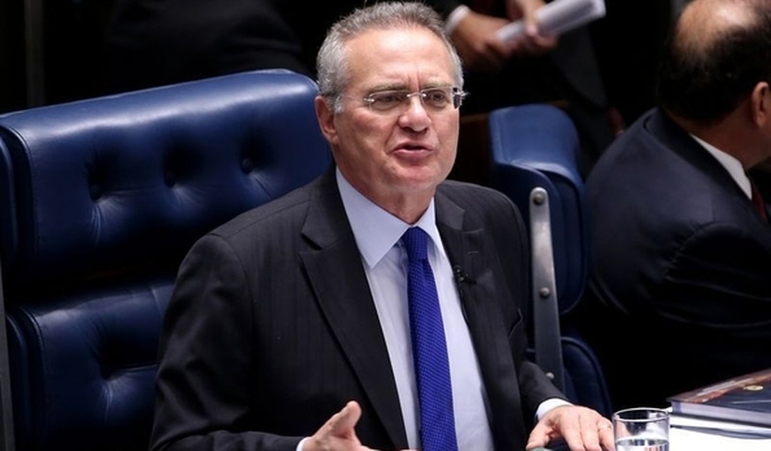 Renan suspende sessão do Senado após manifestação contra PEC do Teto