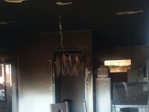 Panela esquecida no fogo provoca incêndio em residência em Maceió