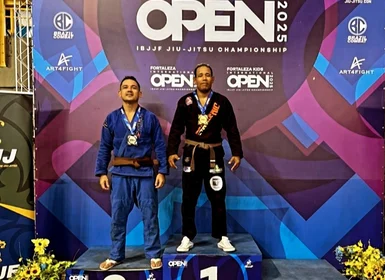Arapiraquense Alexandre Negão é campeão de Jiu-jitsu no CE representando Palmeira dos Índios
