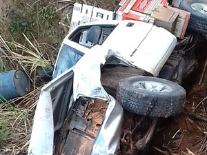 Acidente na rodovia AL 105 deixa dois feridos em Porto Calvo