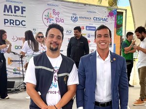 Delegado Leonam participa de mutirão Pop Rua Jud em Arapiraca e reforça compromisso com inclusão