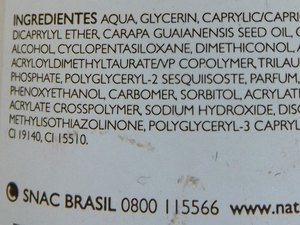 Rótulos de produtos deverão ter composição química em português
