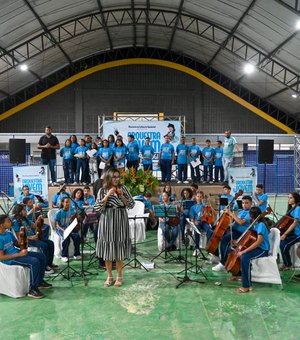 Orquestra Jovem de Maragogi faz apresentação em São Bento