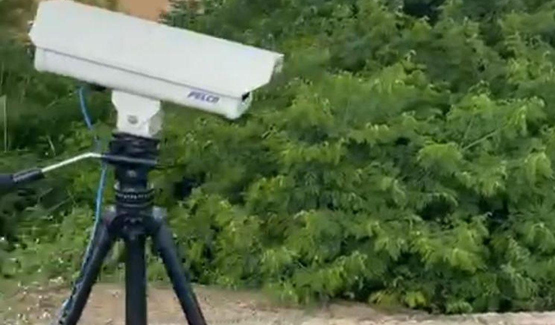 Em fase de testes, câmera da Secretaria de Segurança realiza fiscalização na AL-220 