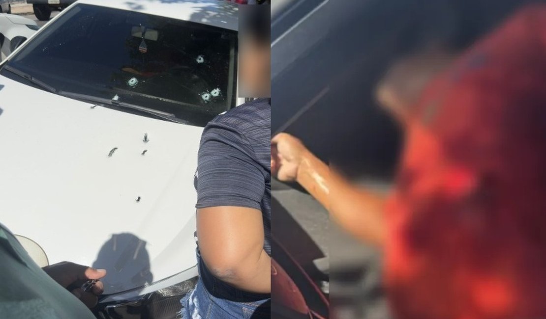 Sobrinho de vereador é morto a tiros dentro de carro na BR-316, em Satuba