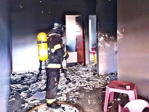 Botijão de gás explode em casa de condomínio residencial de Arapiraca