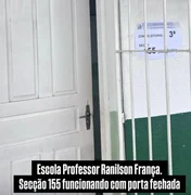 Mesário é orientado a deixar local de votação para trocar de camisa em Maceió