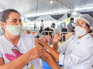 Número de faltosos para a 2ª dose sobe para 25 mil pessoas em Maceió