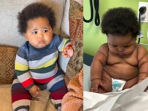 Bebê de 11 kg chama atenção pelo tamanho e vira sensação nas redes