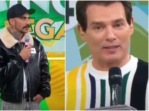 Celso Portiolli coloca “influencer do Ovni” contra a parede ao vivo