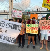 [Vídeo] Estudantes da Ufal realizam mais um protesto devido à falta de ônibus