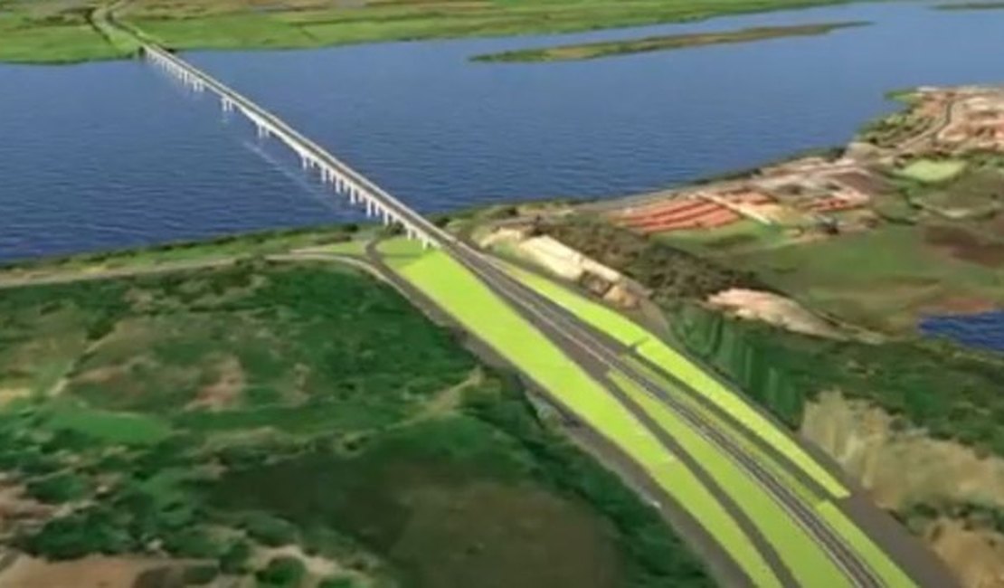Obra da ponte que liga Penedo e Neópolis é incluída no PAC