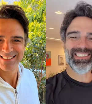 Tadeu Schmidt tira barba e ganha chuva de elogios da web