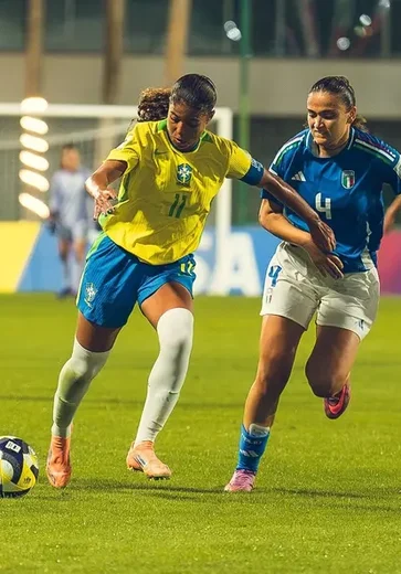 Brasil perde para Itália, mas se classifica no Mundial Feminino sub-17
