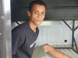 Polícia prende jovem suspeito de arrombar lojas em Palmeira dos Índios