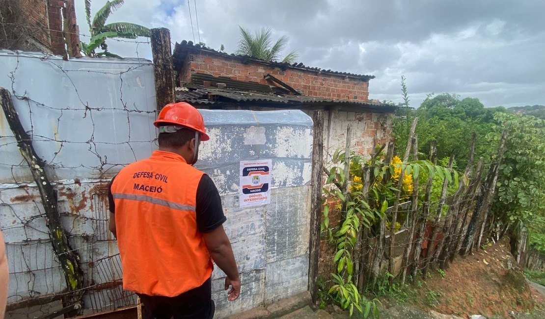 Chuva intensa provoca interdições e deixa moradores desalojados em Maceió