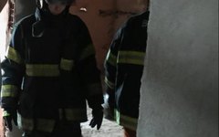 Bombeiros foram ao local do incêndio em Maragogi