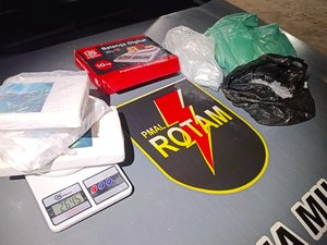 Arma de fogo e mais de 6kg de cocaína são apreendidas em Maceió