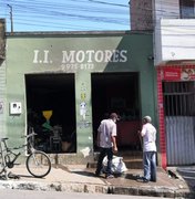 Botijão de gás causa princípio de incêndio em oficina de motores elétricos em Arapiraca