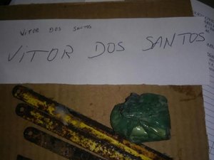 Polícia Civil apreende serras e drogas em marmita que seria entregue a preso
