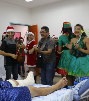 Cantata de Natal leva alegria e esperança a pacientes e acompanhantes no HE do Agreste 