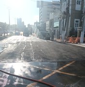 Avenida da Paz é liberada para tráfego de veículos após cratera e caos no trânsito