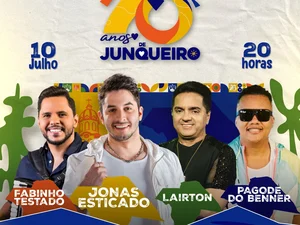 Junqueiro celebra 78 anos com shows e festa na Praça Multieventos
