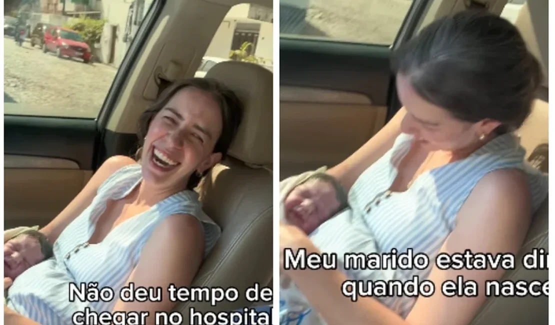 Médica faz próprio parto dentro de carro e enrola bebê em pano de prato