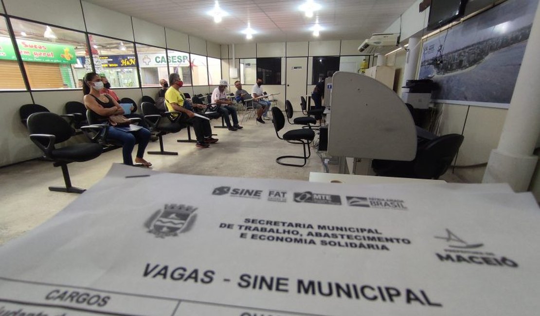 Mais de 690 vagas de emprego estão disponíveis no Sine Maceió