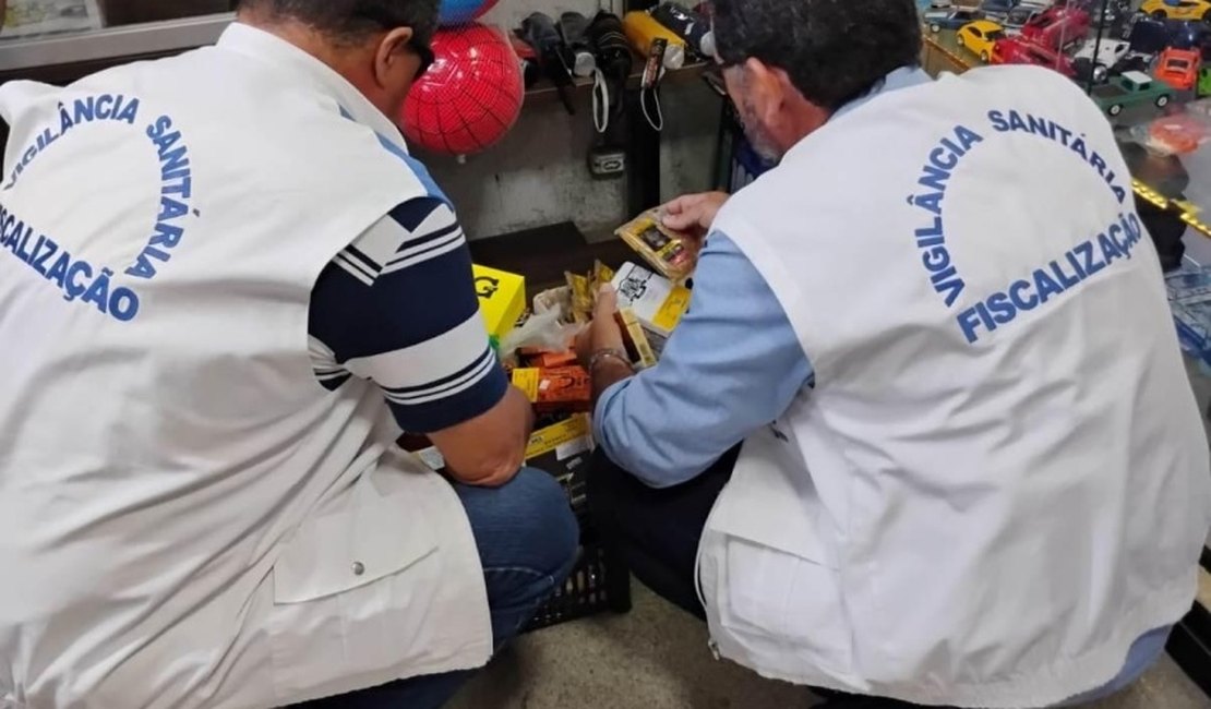 Operação integrada apreende dois mil cigarros eletrônicos em bairros de Maceió