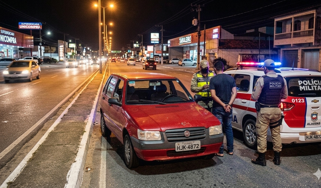 Motorista embriagado é preso após dirigir na contramão no Tabuleiro dos Martins, em Maceió