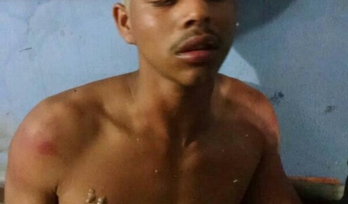 Tentativa de assalto a um açougue termina em troca de tiros