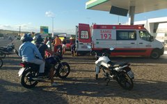 Colisão entre motocicletas deixa três pessoas feridas